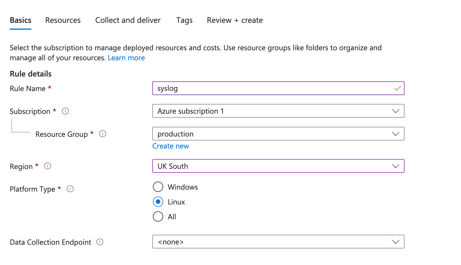 Creating and onboarding a Syslog Forwarder into Sentinel (Azure VM) (Easy)