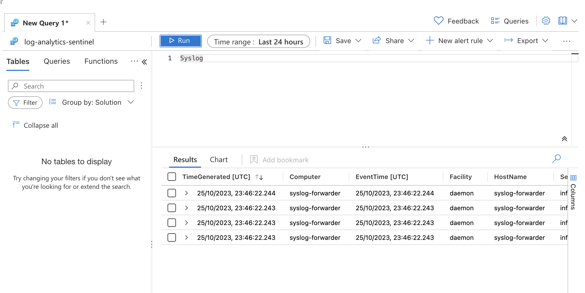 Creating and onboarding a Syslog Forwarder into Sentinel (Azure VM) (Easy)